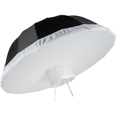 walimex pro Parasol fotográfico parabólico Negro/Plateado Ø 105 cm + difusor – Set de modeladores de luz para fotografía y videografía walimex pro Parasol fotográfico parabólico Negro/Plateado Ø 105 cm + difusor – Set de modeladores de luz para fotografía y videografía