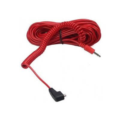 Kaiser Cable Synchro Flash 10 m, Prise PC/Jack 3,5mm, Rouge KAI1408 Kaiser Cable Synchro Flash 10 m, Prise PC/Jack 3,5mm, Rouge KAI1408