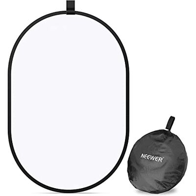 NEEWER Reflector de luz para Estudio de fotografía, difusor Plegable, Panel de Disco Suave con Funda de Transporte para Estudio y Retrato, fotografía al Aire Libre, Video de fotografía (23.6 x 35) NEEWER Reflector de luz para Estudio de fotografía, difusor Plegable, Panel de Disco Suave con Funda de Transporte para Estudio y Retrato, fotografía al Aire Libre, Video de fotografía (23.6 x 35)