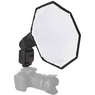 VBESTLIFE Difusor de Flash Softbox 30 cm Difusor Universal de Flash Adecuado para Externo de la Cámara Digital. VBESTLIFE Difusor de Flash Softbox 30 cm Difusor Universal de Flash Adecuado para Externo de la Cámara Digital.
