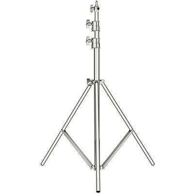 NEEWER Soporte de Luz de Acero Inoxidable Resistente 300cm con Adaptador Universal de 1/4 a 3/8 Pulgada para Foto Estudio Softbox Flash Estroboscópico Monolight y Otros Equipos Fotográficos(Plateado) NEEWER Soporte de Luz de Acero Inoxidable Resistente 300cm con Adaptador Universal de 1/4 a 3/8 Pulgada para Foto Estudio Softbox Flash Estroboscópico Monolight y Otros Equipos Fotográficos(Plateado)