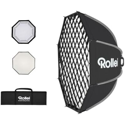 Rollei Quick Folding Octabox Diámetro 65cm con Difusor Rejilla y Bolsa Rollei Quick Folding Octabox Diámetro 65cm con Difusor Rejilla y Bolsa