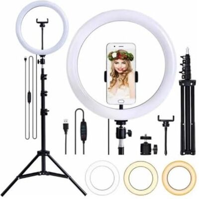 BEIYANG Arro de luz Influence 26 cm + TRIPODE 2,1 m BEIYANG Arro de luz Influence 26 cm + TRIPODE 2,1 m