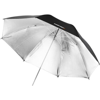 walimex pro Walimex Paraguas réflex Negro/Plata 2 Capas, 109cm walimex pro Walimex Paraguas réflex Negro/Plata 2 Capas, 109cm