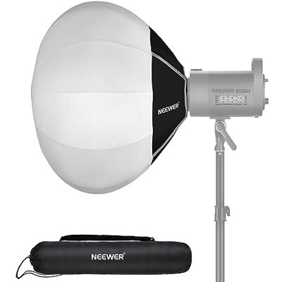 NEEWER 50cm Softbox Linterna, Difusor de Luz de 360° de Liberación Rápida Softbox con Bowens Mount con Aleación de Nylon para RGB CB60 CB60B CB200B MS60B MS60C MS150B Luz de Video LED Continua, NS20L NEEWER 50cm Softbox Linterna, Difusor de Luz de 360° de Liberación Rápida Softbox con Bowens Mount con Aleación de Nylon para RGB CB60 CB60B CB200B MS60B MS60C MS150B Luz de Video LED Continua, NS20L