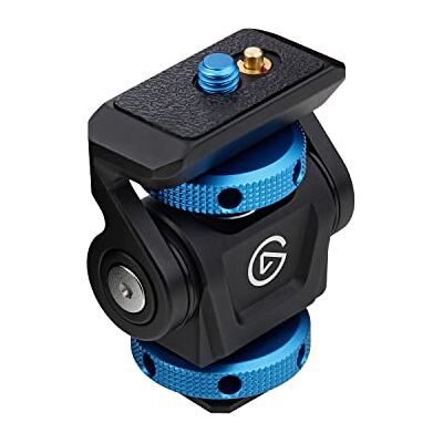 Elgato Cold Shoe – Montura ajustable con rosca de ¼ pulgada para luces, flash, micró, compatible con Key Light Mini, soportes de iluminación, trípodes, perfecta para fotografía, producción de vídeo Elgato Cold Shoe – Montura ajustable con rosca de ¼ pulgada para luces, flash, micró, compatible con Key Light Mini, soportes de iluminación, trípodes, perfecta para fotografía, producción de vídeo