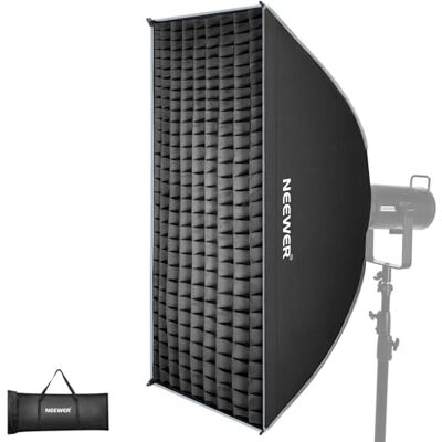 NEEWER Caja de luz Rectangular de 24 x 35 Pulgadas, Caja Suave de liberación rápida con Soporte Bowens, difusores, Rejilla, Bolsa, Compatible con Aputure 120d Compatible con Godox SL60w Q4 AS600B NEEWER Caja de luz Rectangular de 24 x 35 Pulgadas, Caja Suave de liberación rápida con Soporte Bowens, difusores, Rejilla, Bolsa, Compatible con Aputure 120d Compatible con Godox SL60w Q4 AS600B