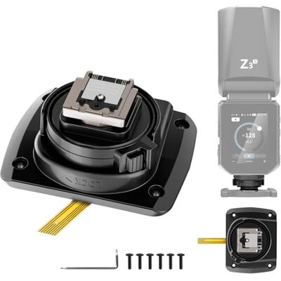NEEWER Soporte de zapata de repuesto Z3-S, solo para flash de cabeza redonda Z3-S Z3R-S compatible con cámaras Sony, adaptador de zapata Speedlite, pieza de reparación con interfaz de contacto de NEEWER Soporte de zapata de repuesto Z3-S, solo para flash de cabeza redonda Z3-S Z3R-S compatible con cámaras Sony, adaptador de zapata Speedlite, pieza de reparación con interfaz de contacto de