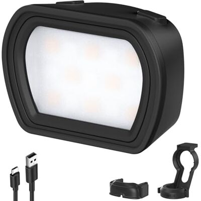 NEEWER BÁSICO Luz Auxiliar Magnética Compatible con dji OSMO Pocket 3 Gimbal Camera Creator Combo, Carga USB CMini Luz LED Relleno Recargable para Grabación Video Selfie Vlog, M21 Negro NEEWER BÁSICO Luz Auxiliar Magnética Compatible con dji OSMO Pocket 3 Gimbal Camera Creator Combo, Carga USB CMini Luz LED Relleno Recargable para Grabación Video Selfie Vlog, M21 Negro