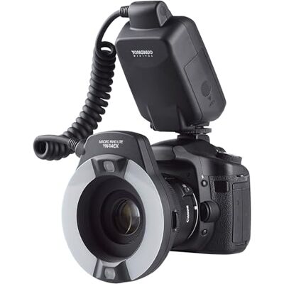 YONGNUO YN-14EX Flash Macro/anular para Canon, Negro YONGNUO YN-14EX Flash Macro/anular para Canon, Negro