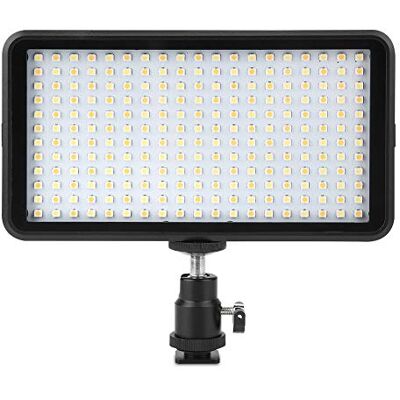 VBESTLIFE Luz de Video con cámara LED , 228 Piezas LED 3200K / 6000K en luz de cámara con Orificio para Tornillo de 1/4 "para Estudio de entrevistas de Boda o iluminación Exterior VBESTLIFE Luz de Video con cámara LED , 228 Piezas LED 3200K / 6000K en luz de cámara con Orificio para Tornillo de 1/4 "para Estudio de entrevistas de Boda o iluminación Exterior