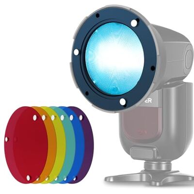 NEEWER Six Color Gel Filter Set, Magnetic Flash Accessories Kit for NW760 Z880 Square Head Speedlight & Z1 Z2 Z2PRO Z3 Z2II Z3R Camera Speedlite, Adapter Ring Not Included, CRS17 NEEWER Six Color Gel Filter Set, Magnetic Flash Accessories Kit for NW760 Z880 Square Head Speedlight & Z1 Z2 Z2PRO Z3 Z2II Z3R Camera Speedlite, Adapter Ring Not Included, CRS17