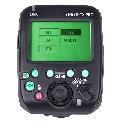 YONGNUO YN560-TX PRO N, YN560 TX YN-560TX Disparador de control de transmisor de flash, 1/8000s TTL M Multi HSS, para Nikon D7000 D5100 D90 D60 YONGNUO YN560-TX PRO N, YN560 TX YN-560TX Disparador de control de transmisor de flash, 1/8000s TTL M Multi HSS, para Nikon D7000 D5100 D90 D60