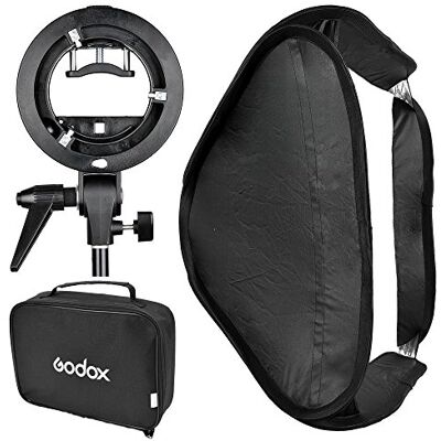 GODOX 60x60 Plegable Universal Caja Suave con Segundos Estilo Speedlite Soporte para Flash Bowens Soporte Accesorios Direction Ajustable con Tarion Flash Difusor GODOX 60x60 Plegable Universal Caja Suave con Segundos Estilo Speedlite Soporte para Flash Bowens Soporte Accesorios Direction Ajustable con Tarion Flash Difusor