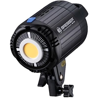 Bresser BR-60S COB LED-Studiolampe 60W 5400 lúmenes, CRI 95, regulable del 10 al 100 por ciento, pantalla LCD, refrigeración silenciosa, mando a distancia 30 m Bresser BR-60S COB LED-Studiolampe 60W 5400 lúmenes, CRI 95, regulable del 10 al 100 por ciento, pantalla LCD, refrigeración silenciosa, mando a distancia 30 m
