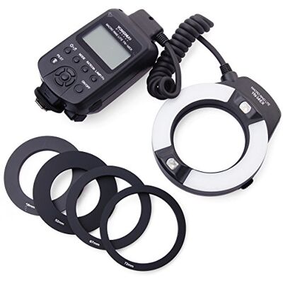 YONGNUO YN-14EX Macro Ring TTL Flash Light Luz + Adaptador for Canon DSLR 6D 7D LF464 YONGNUO YN-14EX Macro Ring TTL Flash Light Luz + Adaptador for Canon DSLR 6D 7D LF464