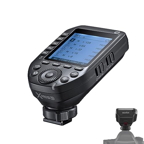 Godox XproII-S 2.4G Flash Trigger Transmisor Compatible con Cámaras Sony, Conexión Bluetooth HSS 1/8000s, diseño de Pantalla LCD 5 Botones de Grupo dedicados 11 Funciones Personalizables