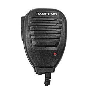 Baofeng 28-020-112-01 - Micrófono Altavoz Original para Baofeng CB portátil Radio Walkie Talkie UV 5R, color negro