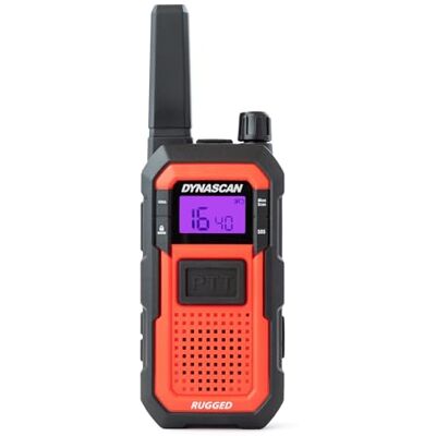 Dynascan Rugged Walkie-Talkie PMR-446 Uso Libre IP67 Resistente Doble PTT Dynascan Rugged Walkie-Talkie PMR-446 Uso Libre IP67 Resistente Doble PTT