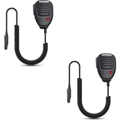 BAOFENG 2Pack UV-9R Rainproof Microphone for UV-9R UV-9R Plus MK1 UV-9R Pro UV-9G GT-3WP BF-T57 BF-9700 UV-82WP Walkie Talkie Accessories BAOFENG 2Pack UV-9R Rainproof Microphone for UV-9R UV-9R Plus MK1 UV-9R Pro UV-9G GT-3WP BF-T57 BF-9700 UV-82WP Walkie Talkie Accessories