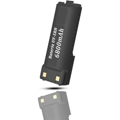 BaoFeng UV-5RM Battery 6800mAh AR-5RM Walkie Talkie USB-C Charging 7.4V Extended Replacement Battery Compatible for GM-5RH/UV-5G Plus GMRS/UV-5RH Pro GPS Two Way Radio BaoFeng UV-5RM Battery 6800mAh AR-5RM Walkie Talkie USB-C Charging 7.4V Extended Replacement Battery Compatible for GM-5RH/UV-5G Plus GMRS/UV-5RH Pro GPS Two Way Radio