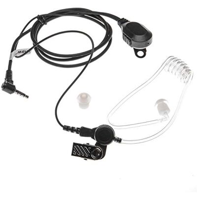 vhbw Auriculares Compatible con Yaesu FT-10R Radio walkie talkie con micrófono push-to-talk, tubo acústico transparente vhbw Auriculares Compatible con Yaesu FT-10R Radio walkie talkie con micrófono push-to-talk, tubo acústico transparente