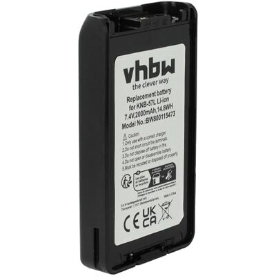 vhbw Batería reemplaza Kenwood KNB-35L KNB-35Li, KNB-26A, KNB-35, KNB-26N, KNB-25N, KNB-26 para radio (2000 mAh, 7,4 V, Li-Ion) vhbw Batería reemplaza Kenwood KNB-35L KNB-35Li, KNB-26A, KNB-35, KNB-26N, KNB-25N, KNB-26 para radio (2000 mAh, 7,4 V, Li-Ion)