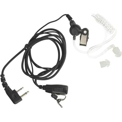 vhbw Auriculares Compatible con Alan Midland GXT-600 GXT-661, GXT-650, GXT-710, GXT-700 radio, walkie talkie, tubo acústico transparente vhbw Auriculares Compatible con Alan Midland GXT-600 GXT-661, GXT-650, GXT-710, GXT-700 radio, walkie talkie, tubo acústico transparente