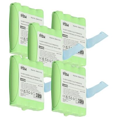 vhbw 5X batería reemplaza Motorola LIS-P14MAA03A1AX BP-38, IXNN4002B para radio (700 mAh, 4,8 V, NiMH) vhbw 5X batería reemplaza Motorola LIS-P14MAA03A1AX BP-38, IXNN4002B para radio (700 mAh, 4,8 V, NiMH)