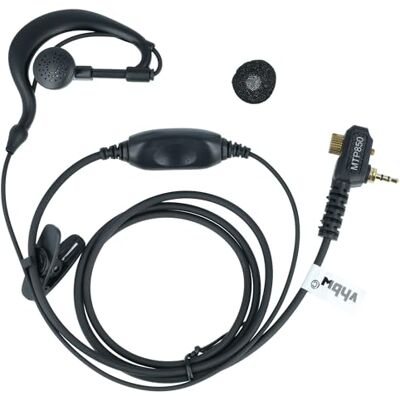 vhbw Auriculares Compatible con Motorola MTH850 MTP850, MTH650, CEP400, Tetra, MTH600, MTH800 radio, walkie talkie vhbw Auriculares Compatible con Motorola MTH850 MTP850, MTH650, CEP400, Tetra, MTH600, MTH800 radio, walkie talkie