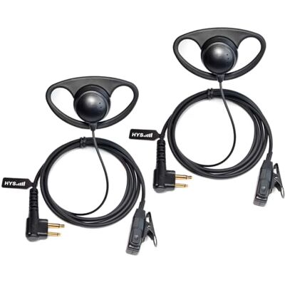 HYS D Forma Auriculares Compatible para Motorola CP040 DP1400 GP68 GP88 GP300 GP2000 CT150 Pro1150 Walkie Talkie, Micrófono con PTT Pinganillo (D01M-2) HYS D Forma Auriculares Compatible para Motorola CP040 DP1400 GP68 GP88 GP300 GP2000 CT150 Pro1150 Walkie Talkie, Micrófono con PTT Pinganillo (D01M-2)