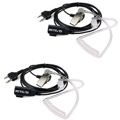 Retevis Auriculares para Walkie Talkie 2 Pin Tubo Acústico Transparente Sonido Nítido Pinganillo Compatible con Walkie Talkie Midland G6 G7 G12 M48 GXT250 GXT550 GXT650 LXT80 LXT112 Alan39 (2 pacs) Retevis Auriculares para Walkie Talkie 2 Pin Tubo Acústico Transparente Sonido Nítido Pinganillo Compatible con Walkie Talkie Midland G6 G7 G12 M48 GXT250 GXT550 GXT650 LXT80 LXT112 Alan39 (2 pacs)