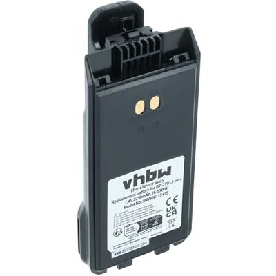 vhbw Batería reemplaza BearCom para radio (2250 mAh, 7,4 V, Li-Ion) + pinza vhbw Batería reemplaza BearCom para radio (2250 mAh, 7,4 V, Li-Ion) + pinza