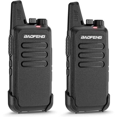BAOFENG T22 Walkie-talkies, Portátil bidireccional PMR Radio 16 Canales con batería de 1500 mAh, Radio portátil Recargable Ideal para hoteles y restaurantes(Paquete de 2) BAOFENG T22 Walkie-talkies, Portátil bidireccional PMR Radio 16 Canales con batería de 1500 mAh, Radio portátil Recargable Ideal para hoteles y restaurantes(Paquete de 2)