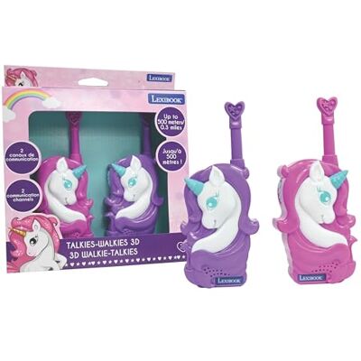 LEXIBOOK , Unicornio, Walkie-Talkies 3D, LEXIBOOK , Unicornio, Walkie-Talkies 3D,