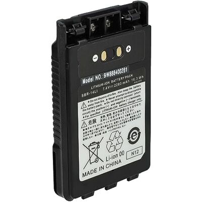 vhbw Batería Compatible con Yaesu FT-2DR FT-1DR, FT-5D, FT-8DR, FT-3D, VX-8DR radio (2200 mAh, 7,4 V, Li-Ion) + pinza vhbw Batería Compatible con Yaesu FT-2DR FT-1DR, FT-5D, FT-8DR, FT-3D, VX-8DR radio (2200 mAh, 7,4 V, Li-Ion) + pinza
