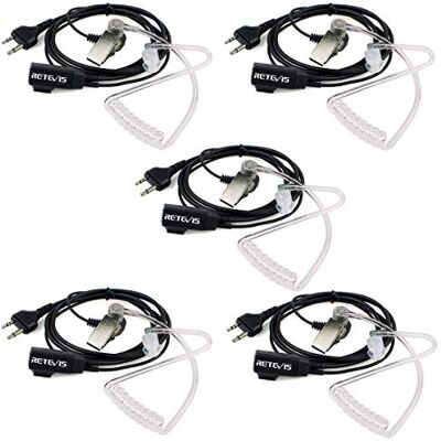 Retevis Auriculares para Walkie Talkie 2 Pin Tubo Acústico Transparente Sonido Nítido Pinganillo Compatible con Walkie Talkie Midland G6 G7 G12 M48 GXT250 GXT550 GXT650 LXT80 LXT112 Alan39 (5 pacs) Retevis Auriculares para Walkie Talkie 2 Pin Tubo Acústico Transparente Sonido Nítido Pinganillo Compatible con Walkie Talkie Midland G6 G7 G12 M48 GXT250 GXT550 GXT650 LXT80 LXT112 Alan39 (5 pacs)