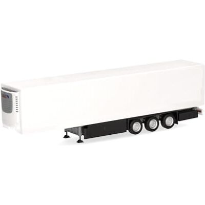 Herpa Camión semirremolque frigorífico Schmitz E-Trailer, 3 Ejes, Miniatura Escala 1:87, Pieza de colección, plástico, Color: Blanco Herpa Camión semirremolque frigorífico Schmitz E-Trailer, 3 Ejes, Miniatura Escala 1:87, Pieza de colección, plástico, Color: Blanco