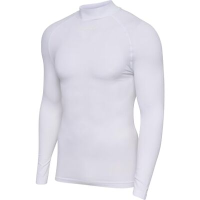hummel , HmlBL Comfort 2.0 Camiseta de Cuello Alto L/S, Blanco, S hummel , HmlBL Comfort 2.0 Camiseta de Cuello Alto L/S, Blanco, S