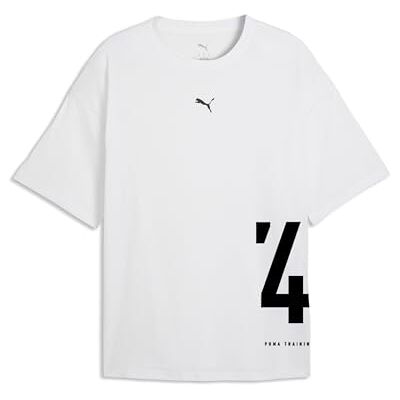 PUMA Camiseta Extragrande Graphics Training Hombre XL, White PUMA Camiseta Extragrande Graphics Training Hombre XL, White