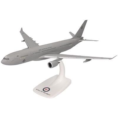 Herpa Miniatura del avión Raaf Airbus A330 MRTT/KC-30A Voyager, Snap-Fit, Escala 1/200, Modelo prefabricado, maqueta de colleción, modelismo, Avion con Soporte, Figura plástico Herpa Miniatura del avión Raaf Airbus A330 MRTT/KC-30A Voyager, Snap-Fit, Escala 1/200, Modelo prefabricado, maqueta de colleción, modelismo, Avion con Soporte, Figura plástico
