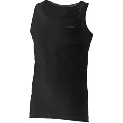 CMP Camiseta de tirantes para hombre, Negro, L CMP Camiseta de tirantes para hombre, Negro, L