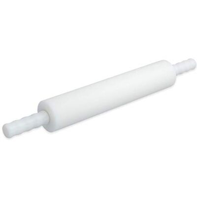 Thermohauser Rodillo (plástico PE) blanco, diámetro 8 cm, con asas, 40 cm, Blanco, 1 Thermohauser Rodillo (plástico PE) blanco, diámetro 8 cm, con asas, 40 cm, Blanco, 1