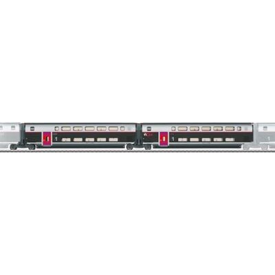 Märklin Juego de Carro complementario 1 para TGV INOUI – Carril H0 – Número de Referencia – con iluminación Märklin Juego de Carro complementario 1 para TGV INOUI – Carril H0 – Número de Referencia – con iluminación