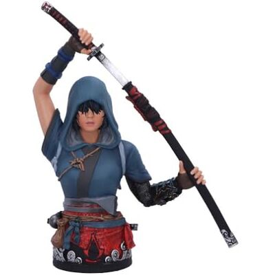 Nemesis Now Assassin'S Creed Shadows Naoe Figura de Busto de Resina, Multicolor, 30 cm Nemesis Now Assassin'S Creed Shadows Naoe Figura de Busto de Resina, Multicolor, 30 cm