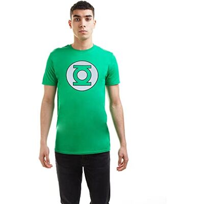 DC Comics Camiseta Manga Corta Green Lantern Circle Logo Verde XL DC Comics Camiseta Manga Corta Green Lantern Circle Logo Verde XL