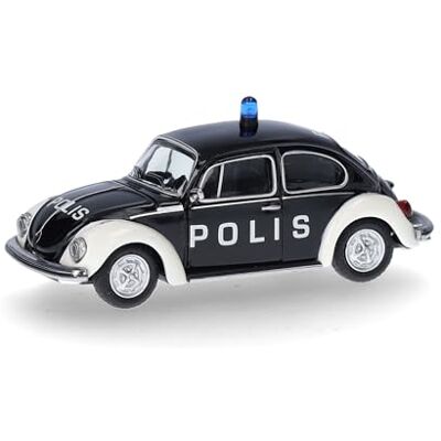 Herpa Modelo de Coche Volkswagen (VW) Escarabajo 1303 "Polis (Suecia), Miniatura a Escala 1:87, artículo de colección, Modelo de plástico Herpa Modelo de Coche Volkswagen (VW) Escarabajo 1303 "Polis (Suecia), Miniatura a Escala 1:87, artículo de colección, Modelo de plástico