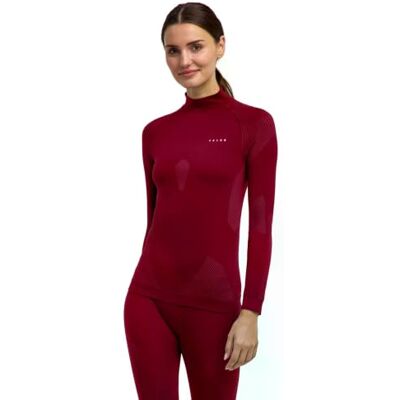 FALKE Mujer Camiseta de Manga Larga Warm Merlot (8117), XS FALKE Mujer Camiseta de Manga Larga Warm Merlot (8117), XS