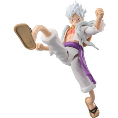 BANDAI – Anime Heroes – Figura Anime Heroes – Figura de Anime Heroes 17 cm – Monkey D. Luffy Gear 5 – Licencia Oficial de One Piece – Figura articulada Luffy Version Gear 5 – Juguete Infantil de 4 BANDAI – Anime Heroes – Figura Anime Heroes – Figura de Anime Heroes 17 cm – Monkey D. Luffy Gear 5 – Licencia Oficial de One Piece – Figura articulada Luffy Version Gear 5 – Juguete Infantil de 4