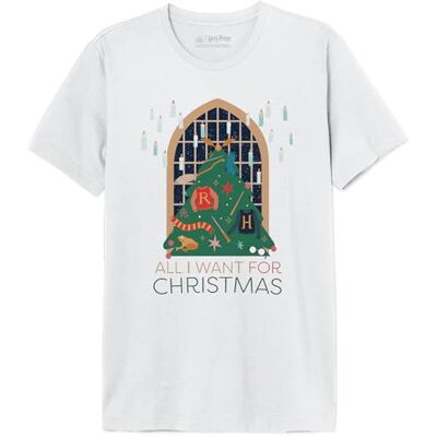 Harry Potter Camiseta, Blanco, M para Hombre Harry Potter Camiseta, Blanco, M para Hombre